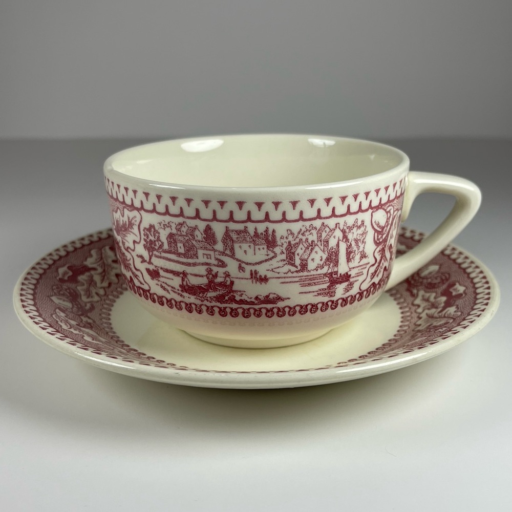 Vintage Royal China Memory Lane teacup and saucer set